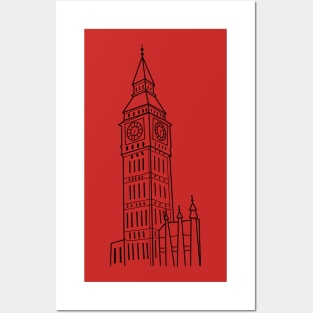 Big Ben London England UK United Kingdom Landmark Around The World Posters and Art